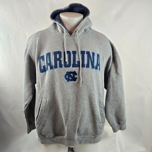 UNC Tar Heels Hoodie Mens XL Gray Champs Sports Carolina Pullover Sweatshirt - Picture 1 of 9